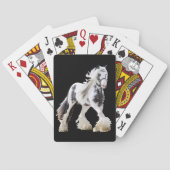 ジプシーマーレスタリオン荷車を引くホース トランプ (裏面)