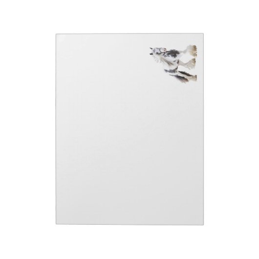 ジプシーマーレスタリオン荷車を引くホース ノートパッド (回転)