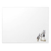 ジプシーマーレスタリオン荷車を引くホース ノートパッド (正面)