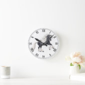 ジプシーヴァンナーコブホースウォールクロック ラウンド壁時計 (ホーム)