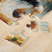 ジプシーヴァンナープルシャムロックカートSt patricks ジグソーパズル (側面)