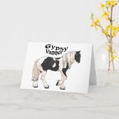 ジプシーヴァンナーホース カード (黄色い花)