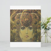 ジプシー柄の招待状カード 招待状 (スタンド正面)