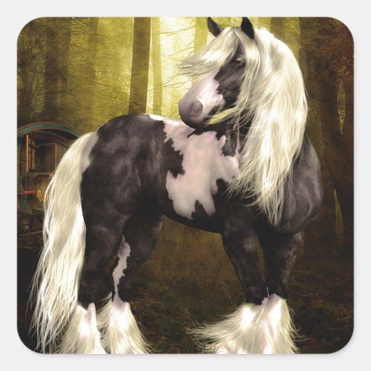 ジプシー金ゴールドヴァンナー スクエアシール (正面)