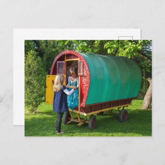 ジプシー隊商はがき ポストカード (正面/裏面)