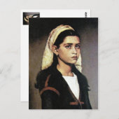 ジプシー・ガールポートレート ポストカード (正面/裏面)