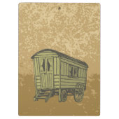 ジプシー・キャラバン・ワゴン クリップボード (裏面)