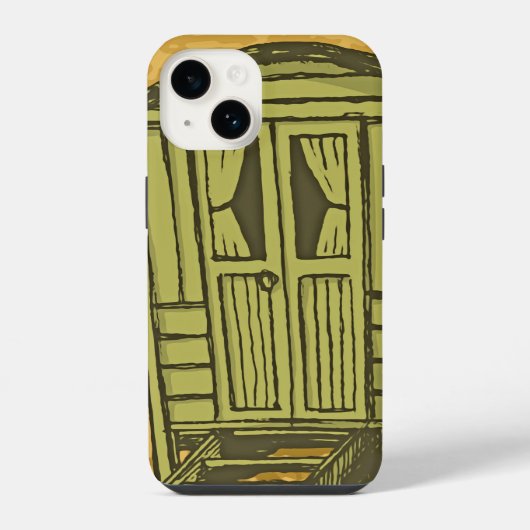 ジプシー・キャラバン・ワゴン iPhoneケース (裏面)