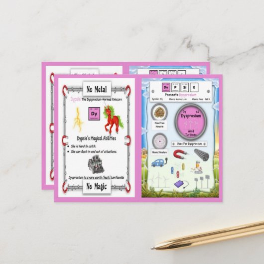 ジプシー – ジスプロシウムホルンユニコーン ポストカード (正面/裏面インサイチュ)