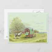 ジプシー・ワゴン・アンド・ホース・春・デー ポストカード (正面/裏面)