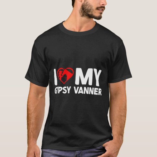 ジプシー・ヴァナーの乗馬が大好き Tシャツ (正面)