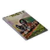 ジプシー・ヴァナーの馬アイリッシュ・キャラバン・ワゴン ノートブック (右側)