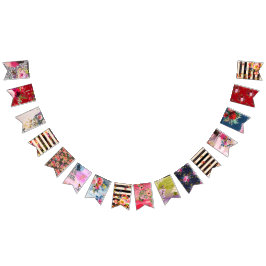 ジプシー、bohoのスタイル、多数色およびデザイン バンティングフラッグ