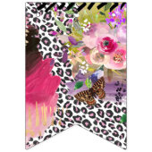 ジプシー、bohoのスタイル、多数色およびデザイン バンティングフラッグ (第1の旗)