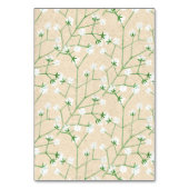 ジプソフィラウォーター素朴カラーフローラ&ボホ結婚ズ テーブルナンバー (裏面)