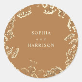 ジプソフィラゴルデンロ結婚ッドクラシックズの丸 ラウンドシール (正面)