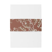 ジプソフィラテラコッタ結婚ス 招待状ベリーバンド (裏面例)