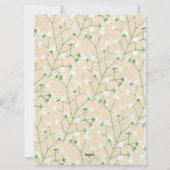 ジプソフィラ素朴フラワーズフレンドリーサインゲストブック シーズンカード (裏面)