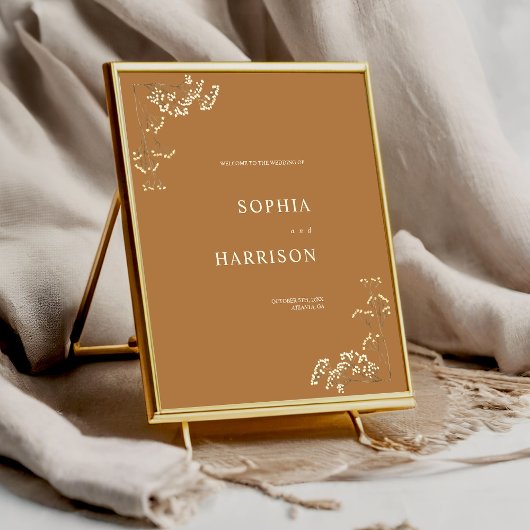 ジプソフィラ・ゴルデンロッド赤ん結婚坊の息のポスター ポスター