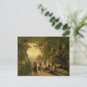 ジプターの娘の泣き， 1846 ポストカード (スタンド正面)