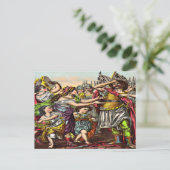 ジプター発疹の願い葉書 ポストカード (スタンド正面)