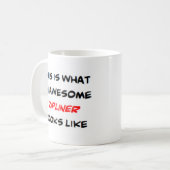 ジプラ素晴らしナー コーヒーマグカップ (正面左)