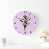 ジボン・モンキー・バレエ・ダンサー ラージ壁時計 (ホーム)