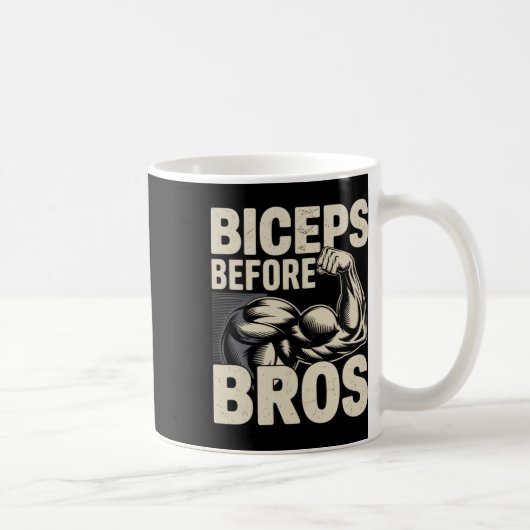 ジミやる気を起こさせるムおもしろいユーモア二頭筋ゲイン二頭筋B コーヒーマグカップ (右)