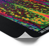 『ジミアットモントレー』抽象芸術アサイケデリックート ポスター (角)