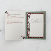 ジミニー・クリスマスのパーソナライズされた写真 –  シーズンカード (内部)