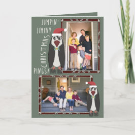 ジミニー・クリスマスのパーソナライズされた写真 –  シーズンカード