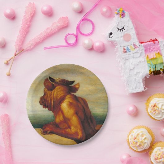 ジミノタウロス(ジョージ・フレデリックワットによる) ペーパープレート (パーティー)