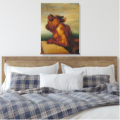 ジミノタウロス・ジョージ・フレデリック・ワッツ・アート キャンバスプリント (インサイチュ (寝室))