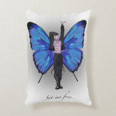 ジミンと枕"私を自由にする" アクセントクッション (正面(垂直))