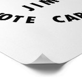 ジミーについて – カーター1976選挙 ポスター (角)