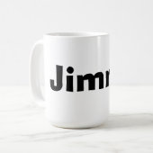 ジミーのマグ コーヒーマグカップ (正面左)