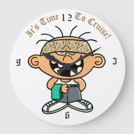 ジミーのロウライダーの時計 ラージ壁時計