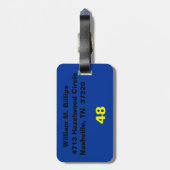 ジミーの荷物のラベルは行きます ラゲッジタグ (裏面縦)