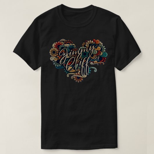 ジミークリフヴィネットヴィンテージカラー Tシャツ (デザイン正面)