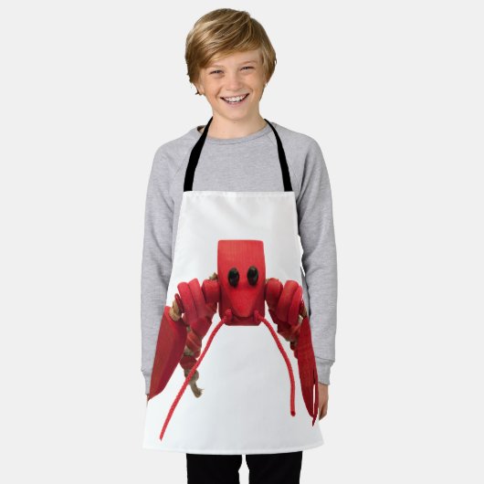 ジミーハルファロブスター エプロン (着用した状態)