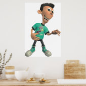 ジミー中性子光沢 ポスター (キッチン)