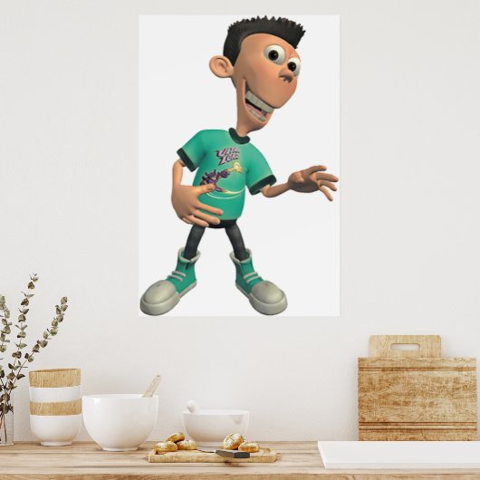 ジミー中性子光沢 ポスター (キッチン)