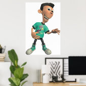 ジミー中性子光沢 ポスター (ホームオフィス)