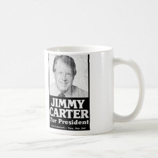 ジミー・カーターの動揺してな白黒 コーヒーマグカップ