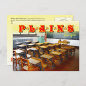 ジミー・カーターの古い教室、プレインズ、ジョージア ポストカード (正面/裏面)