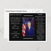 ジミー・カーター大統領 ポストカード (正面/裏面)