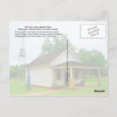 ジミー・カーター・ボイフッド・ファーム、プレインズ、GAの店舗 ポストカード (裏面)