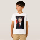 ジミー・カーター「人権」引用文ギフトTeesカード Tシャツ (正面フル)