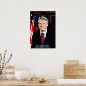 ジミー・カーター「人権」知恵引用文ポスター ポスター (キッチン)