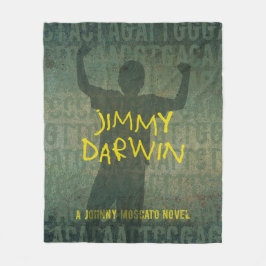 ジミー・ダーウィン本のカバー フリースブランケット